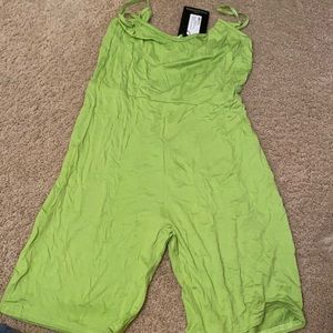 Thin little green romper